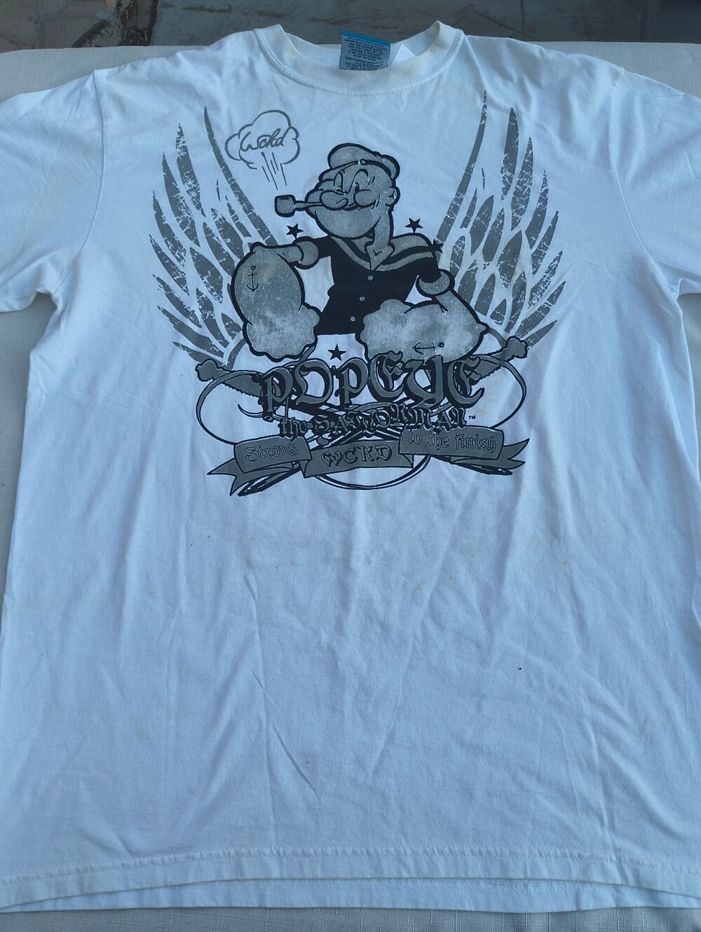 Vintage 2008 Popeye The Sailor Graphic T-shirt by WCKD